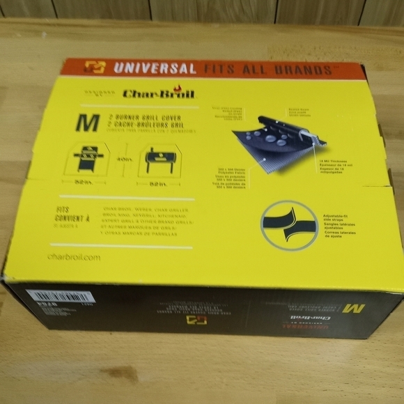 NEW Charbroil Universal 2 Burner Grill Cover Size Medium 52 Inches - Picture 2 of 2